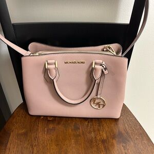 Michael Kors blush pink crossbody bag